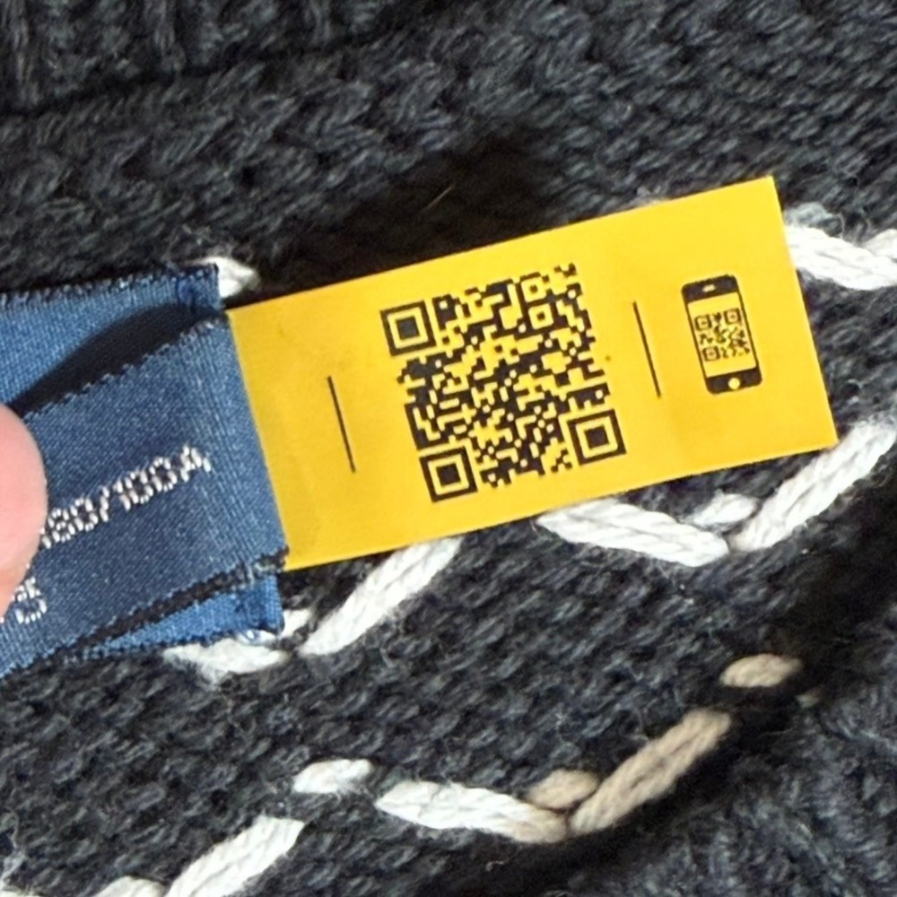 Polo Ralph Lauren Mens Black Fair Isle Cotton Cashmere Snowflake Sweater L - Picture 8 of 12